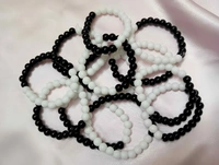 BLACK AND WHITE BRACELETS