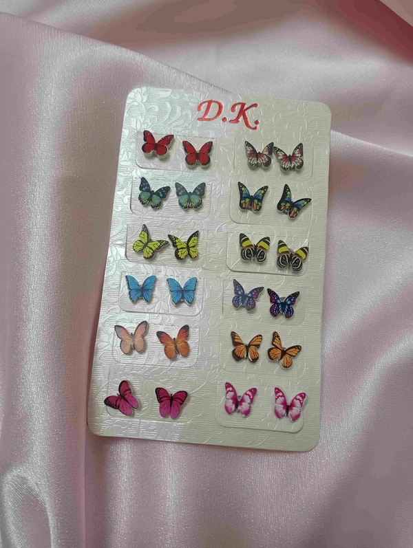 BUTTERFLY STUDS