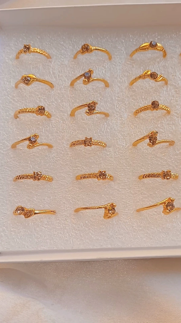 GOLD COATED FINGER RINGS