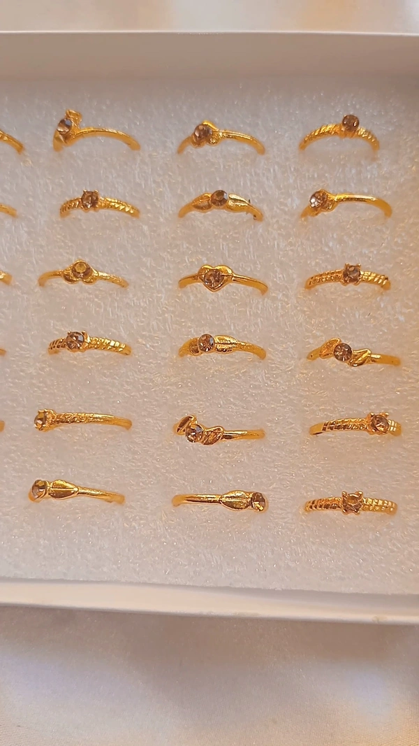 GOLD COATED FINGER RINGS