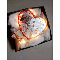 Heart In Shape Resin Art - Wild Watermelon