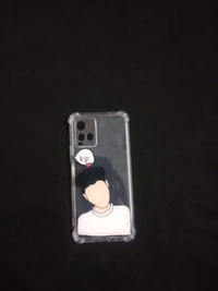 Illustrated Phone Cases Couple - White