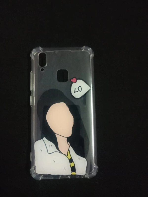 Illustrated Phone Cases Couple - White