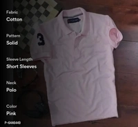 Premium Cotton Matt USPA Polo T-shirt Pack Of 3  - L