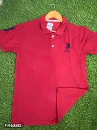 Premium Cotton Matt USPA Polo T-shirt Pack Of 3  - XXL