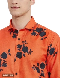Party Wear PolyCotton Premium Shirt For Men  - L