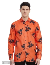 Party Wear PolyCotton Premium Shirt For Men  - Xl