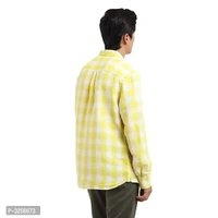 Mens Multicolour Cotton Check Full Sleeve Slim Fit Shirt  - L