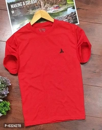 Stylish Popcorn 100% Cotton Round Neck Tshirt Pack Of 3  - L