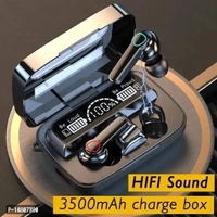 M19 Earbuds bluetooth With Touch and Power Bank.