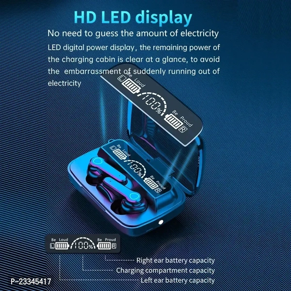 M19 TWS Wireless Bluetooth Earbuds With Touch And Power Bank 