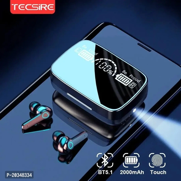 M19 Wireless Bluetooth Earbuds V5.1 With Power Bank And LED Torch 