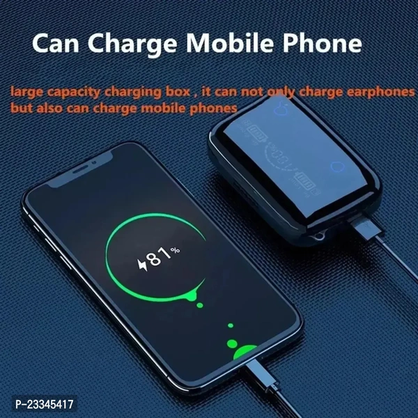M19 Wireless Bluetooth Earbuds V5.1 With Power Bank And LED Torch 
