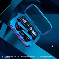 M19 TWS Wireless Bluetooth Earbuds V5.1 With Power Bank And Torch
