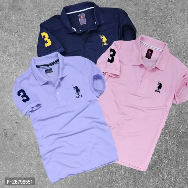 Men's POLO T-SHIRT Pack Of 3  - XXL