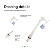 RSEINDIA Advance high pressure Plastic Anti-Siphon Toilet Flush Tank Fill Valve | Adjustable 7 to 10 Inch Ball Cock Repair Kit | Compatible with One and Two-Piece Toilets  - white, High Pressure fill valve