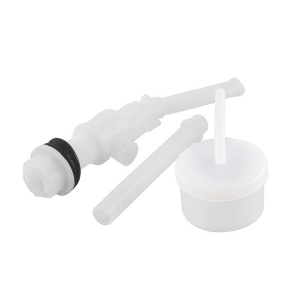 A.M Durable Water Float Ballcock Valve for Flush Tank, Toilet Accessory for Home (Ivory, 15 mm) - 15mm