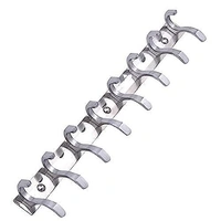 zed x Stainless Steel Cloth Hanger Wall Mounted Bathroom Cloth Hanger,Cloth Wall Hook,Over The Door Hooks Rail for Hanging Keys,Clothes,Towel  - 8-s pin