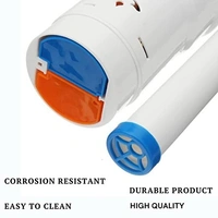 murcurix Plastic Water-Saving Toilet Repair Kit, Used Only for One Pc Toilet Seat, Contains Dual Flush Valve-Siphon, 8.26 Inch, 6-10" Adjustable Fill Valve, 60 Mm Abs Push Button