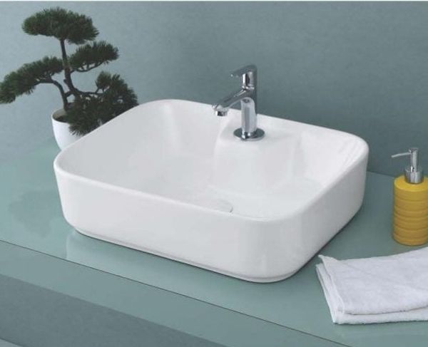 solitare  "1001 Trinity Table Top Basin | Contemporary & Spacious | 515x395x140mm" - 515x395x140mm