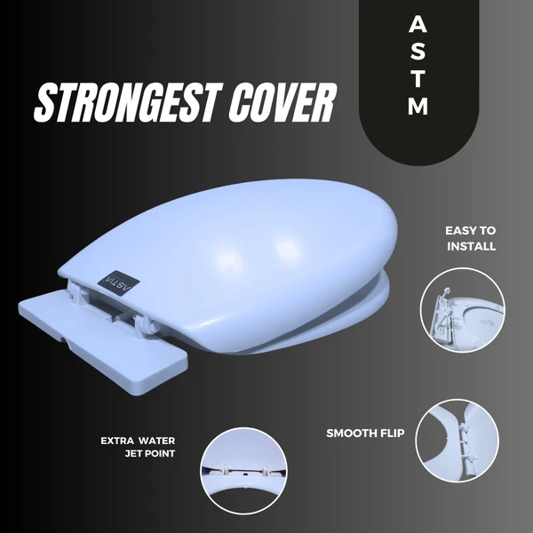 Ultimate Toilet Seat Cover: Strong, Soft, Hygienic, and Universally-Fitting