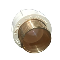 WaterPrime® Male Socket (MTA) 20mm (3/4 Inch) - Precision Connector for Efficient CPVC Plumbing Transitions - 20 mm ( 3/4 inch), cpvc