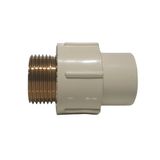 WaterPrime® Brass MTA 20mm - 20mm - Precision Male Threaded Adapter for Seamless Plumbing - 20 mm