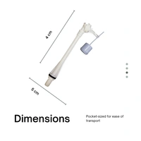 RSEINDIA Advance high pressure Plastic Anti-Siphon Toilet Flush Tank Fill Valve | Adjustable 7 to 10 Inch Ball Cock Repair Kit | Compatible with One and Two-Piece Toilets  - white, High Pressure fill valve