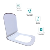 TILEINDIA ONE PC HYDROLIC SEAT COVER ROUND