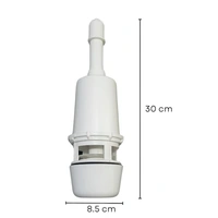 TILEINDIA PVC Syphon Flush Tank  Efficient and Reliable Flushing Solution in White by Tileindia