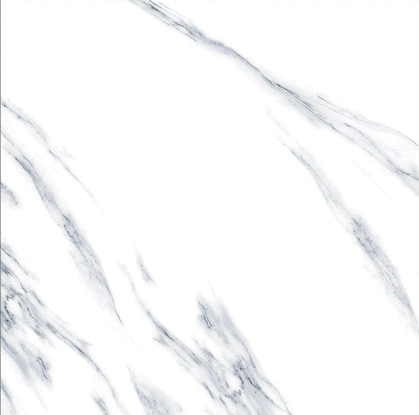 RSEINDIA Premium 600x600 mm Ceramic Floor Tile – Matte Finish, Ideal for Indoor Use - 60.96X60.96, WHITE, FLOOR AND WALL