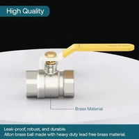 TILEINDIA Brass Heavy Ball Valve  for Pipe Fittings | Valve | Stop Cock - 3/4 inch (20 MM )
