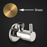 TILEINDIA Tileindia Brass Flange Angle Valve - Chrome Finish | Durable & Leak-Proof | Ideal for Bathroom & Kitchen