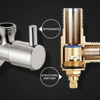 TILEINDIA Tileindia Brass Flange Angle Valve - Chrome Finish | Durable & Leak-Proof | Ideal for Bathroom & Kitchen