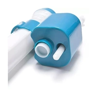 RSEINDIA Plastic Anti-Siphon Toilet Flush Tank Fill Valve | Adjustable 7-10 Inches | Ball Cock Repair Kit for One & Two-Piece Toilets - 1/2 inch
