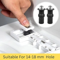 TILEINDIA Tileindia Universal Expanding Mounting Bolts - White | Secure & Easy Installation | Perfect for Toilet Seat Covers and More