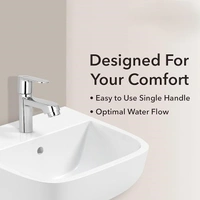 TILEINDIA  Brass Pillar Tap for Bathroom with Chrome Finish | Splash-Free Stream | 7-Year Warranty - ‎12 Inches, pillar cock