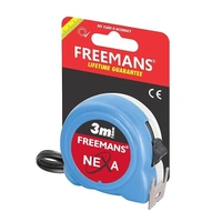 FREEMANS Measuring Inch Tape 3 Meter 16 MM ? Durable and Flexible Measuring Tape for Precise Measurements