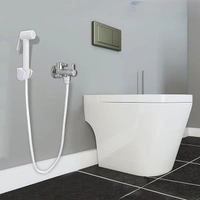 TILEINDIA Health Faucet PVC (Plastic), Durable, Lightweight, Easy Installation - 1 Mtr, white, Abs material