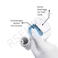 RSEINDIA Master 8.25 Inch / 21 cm Dual Flush Siphon | Flush Valve | Flush Tank Fittings for Single Piece Western Commode/Toilet 8 INCH MASTER SIPHONE(SINGLE) - 8 inch, white, sual flush siphon