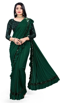 Bollywood Stylish saree - Green