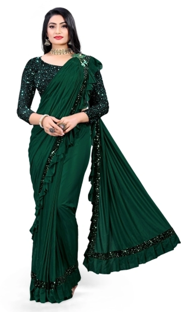 Bollywood Stylish saree - Green