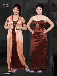 Ladies for girl And women Nighty dress  - Electric Violet