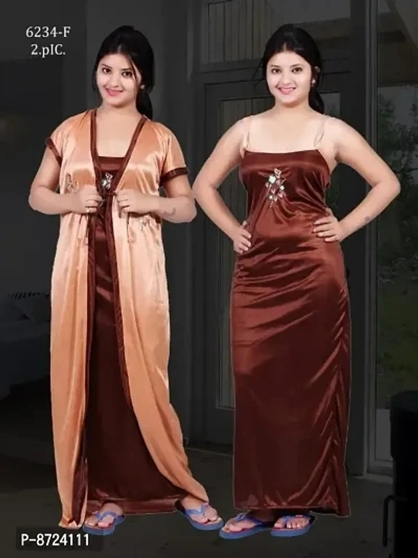 Ladies for girl And women Nighty dress  - Electric Violet