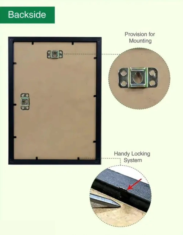 "Love Is All Around - Collage Photo Frame" ,  - Black