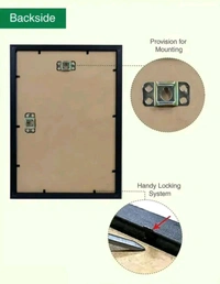 A4 Size Customized Photo Frame  - Black, Free