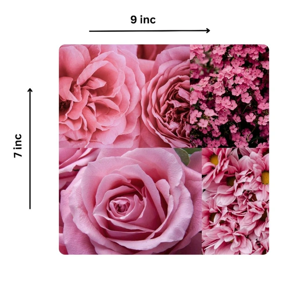 Flower Mouse Pad  - Tickle Me Pink, FREE