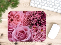 Flower Mouse Pad  - Tickle Me Pink, FREE
