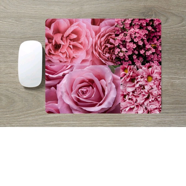 Flower Mouse Pad  - Tickle Me Pink, FREE