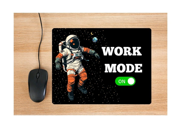 Black Mouse Pads For Laptop, Computer  - Mine Shaft, FREE